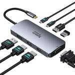 Selore&S-Global USB-C Dual Monitor Docking Station