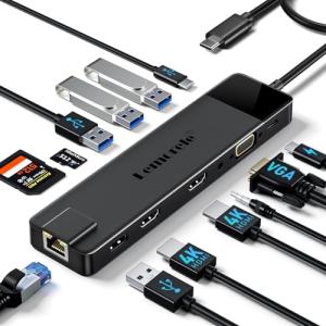 Lemorele 13-in-1 USB-C Docking Station