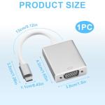 USB-C to VGA Adapter for Mac and iPad