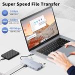 14-in-1 USB-C Docking Station for Dual Monitors