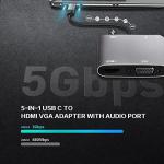 5-in-1 USB-C Hub with 4K HDMI Output