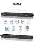 Lemorele 13-in-1 USB-C Docking Station