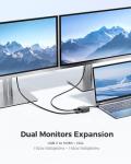 Portable USB-C to VGA HDMI Adapter, 4K Support