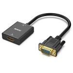 HDMI to VGA Adapter with Audio Jack