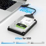 2-in-1 USB-C/USB 3.0 to SATA Adapter