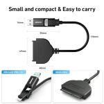 2-in-1 USB-C/USB 3.0 to SATA Adapter