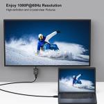 HDMI to VGA Adapter with Audio Jack