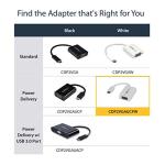 StarTech USB-C to VGA Adapter with Power Delivery