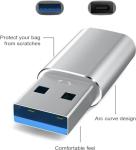 4-Port USB C Hub with USB Adapter