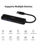 Dual USB-C and USB-A 4-Port Hub