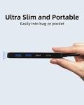 Dual USB-C and USB-A 4-Port Hub