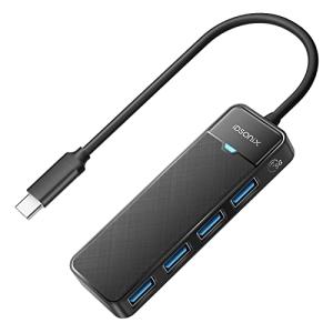 4-Port USB-C Hub, Ultra Slim Multiport Adapter