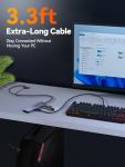 4-Port USB 3.2 Hub with Nylon Cable