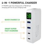 Fast 70W 4-Port USB-C Charging Station