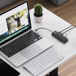 4-Port USB-C Hub, Ultra Slim Multiport Adapter