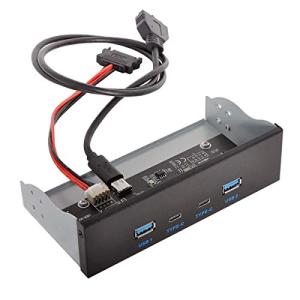 4-Port USB-C & USB 3.0 Hub for Motherboard