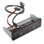 4-Port USB-C & USB 3.0 Hub for Motherboard