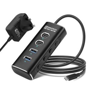 RSHTECH 10Gbps Aluminium 4-Port USB C Hub
