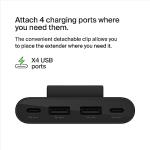 Belkin 4-Port USB Power Extender with Cable