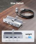 ORICO 4-Port USB-C Hub with Extra Power Supply