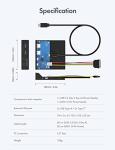 GRAUGEAR 4-Port USB-C and USB-A Hub