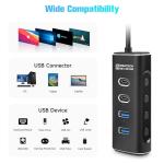 RSHTECH 10Gbps Aluminium 4-Port USB C Hub