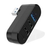 4-Port USB-C Splitter Hub with Rotating Design