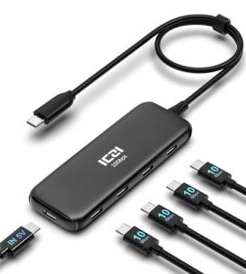 ICZI 5-in-1 USB-C Hub with 40cm Cable