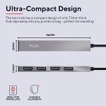 Trust Halyx 4-Port Mini USB 2.0 Hub