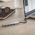 Hama USB Hub with 4 Ports, Ultra Slim