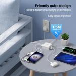 50W USB-C Fast Charging Station with 6 Ports
