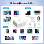 50W USB-C Fast Charging Station with 6 Ports