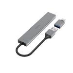 Hama USB Hub with 4 Ports, Ultra Slim