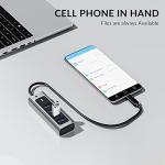 SETMSPACE USB C 4-Port Hub, High Speed Expansion