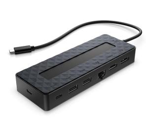 HP USB-C Hub with 7 Ports and Dual 4K Support
