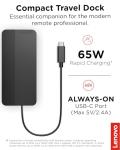 Lenovo USB-C Dual Display Dock with 7 Ports