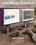 Lenovo USB-C Dual Display Dock with 7 Ports