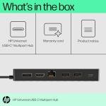 HP USB-C Hub with 7 Ports and Dual 4K Support
