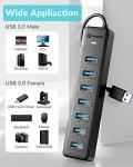 PHIXERO 7-Port USB 3.0 Hub and Splitter