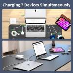 300W GaN USB-C 7-Port Fast Charger Hub