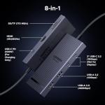 UGREEN 8-in-1 USB-C Hub Multiport Adapter