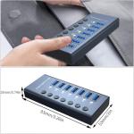 Balabaxer 7-Port USB Hub with Power Adapter