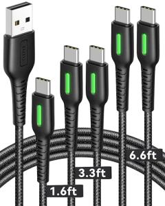 INIU USB C Fast Charge Cable 5-Pack