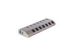 7-Port USB-C Hub with Individual On/Off Switches