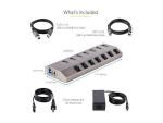 7-Port USB-C Hub with Individual On/Off Switches