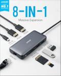 Anker 8-in-1 USB-C Hub with Dual 4K HDMI