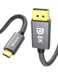 Silkland 2M USB-C to DisplayPort 1.4 Cable