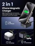 UGREEN MagFlow 2-in-1 Wireless Charging Station
