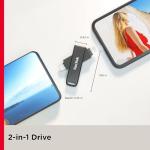 SanDisk 256GB iXpand Flash Drive for iPhone & USB-C