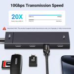 UGREEN USB C Hub, 4-Port Splitter Adapter